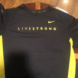 Black, Nike-Livestrong t-shirt!! Men’s XL!